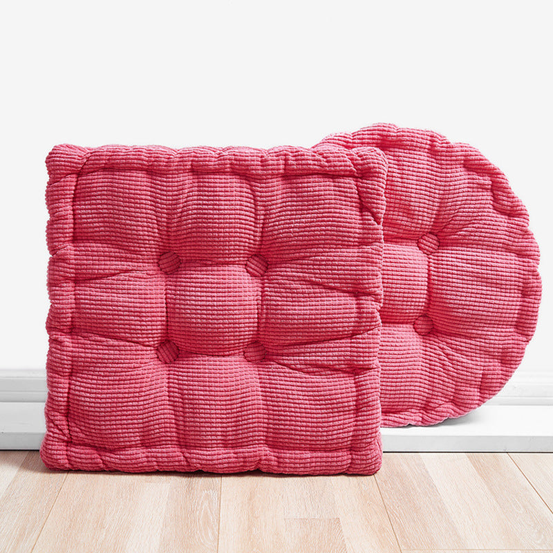 Thicken Corn Fleece Tatami Seat Office Chair Sofa Cushion Soft Pad Mat Pillow Winter Office Bar Home Decor