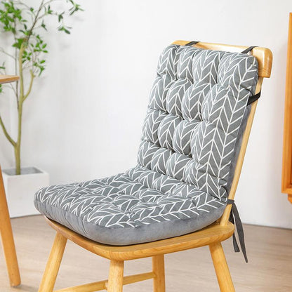 Plaid Pattern Chair Cushions Autumn Winter Student Seat Pad Non-Slip Office Back Cushions Home Decor Sitting Pillow Super Soft