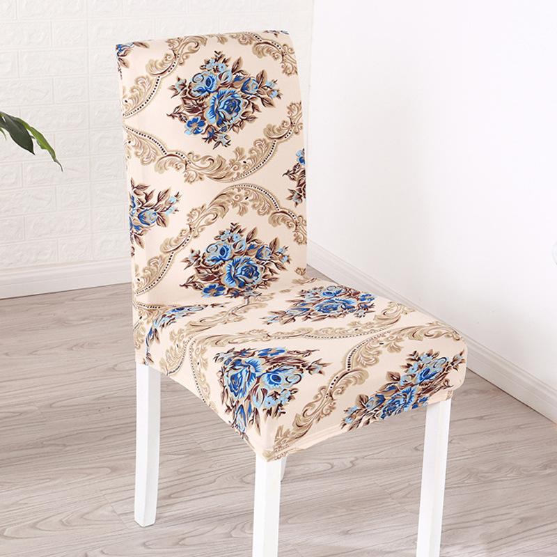 Dining Chair Cover Spandex Elastic Chair Slipcover Case Stretch Chair Covers for Wedding Hotel Banquet Dining Room