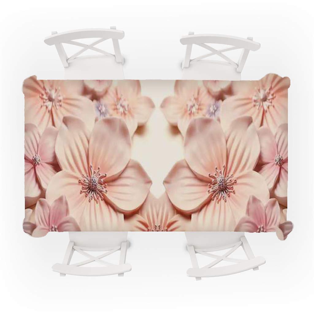 Primeval 3D Flower Table Cloth Rectangular Tea Table Cover Dining Home Decor