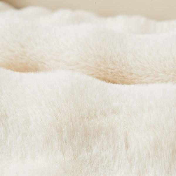 Rabbit Plush Sofa Cushion Winter Padded Plush Cushion Non-slip Leather Sofa Cover  Cover Cloth Towel