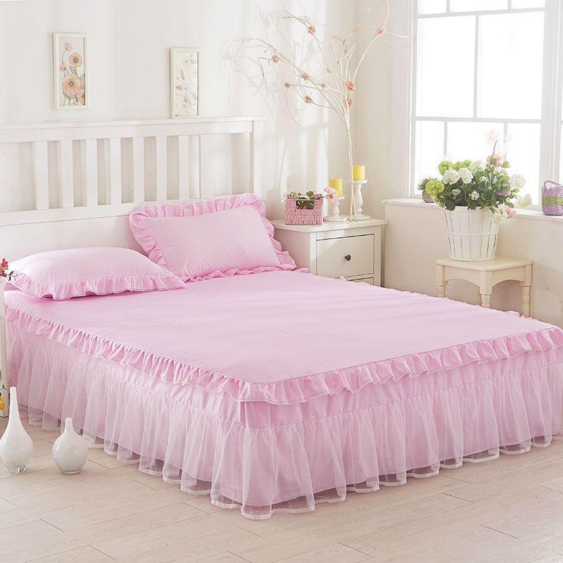 Bed Skirt Lace Single Piece Bed Cover Double Bed Cover Mattress Protective Cover Bed Cover No Pillowcase Bed Skirt