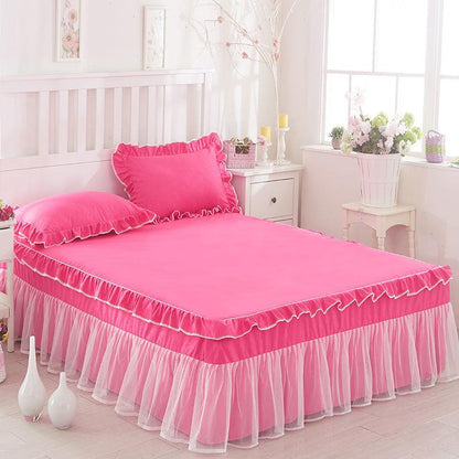 Bed Skirt Lace Single Piece Bed Cover Double Bed Cover Mattress Protective Cover Bed Cover No Pillowcase Bed Skirt