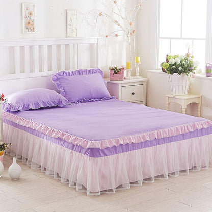 Bed Skirt Lace Single Piece Bed Cover Double Bed Cover Mattress Protective Cover Bed Cover No Pillowcase Bed Skirt