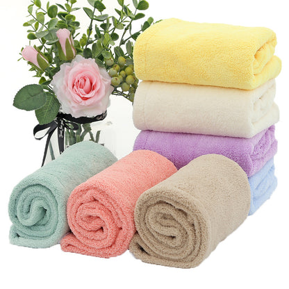 Hair Towel Wrap Fast Dry Hair Towel Super Absorbent Microfiber Coral Velvet Hair Drying Towel Quick Dry Hair Turban