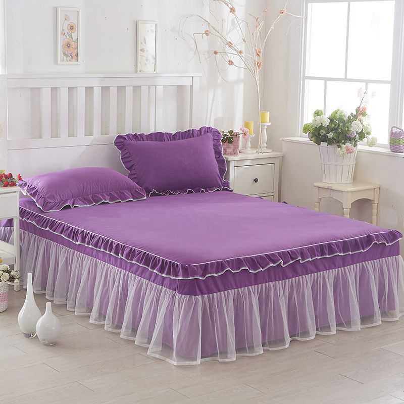 Bed Skirt Lace Single Piece Bed Cover Double Bed Cover Mattress Protective Cover Bed Cover No Pillowcase Bed Skirt