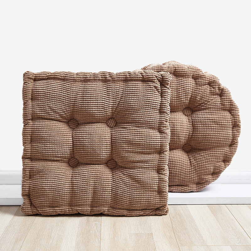 Thicken Corn Fleece Tatami Seat Office Chair Sofa Cushion Soft Pad Mat Pillow Winter Office Bar Home Decor